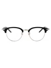 Montblanc Gold-black-transparent Metal Glasses