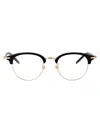 Montblanc Gold-black-transparent Metal Glasses