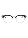 Montblanc Gold-black-transparent Metal Glasses