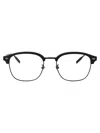 Montblanc Ruthenium-ruthenium-transparent Titanium Glasses In Black