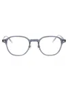 Montblanc Grey-silver-transparent Recycled Injection Glasses In Blue