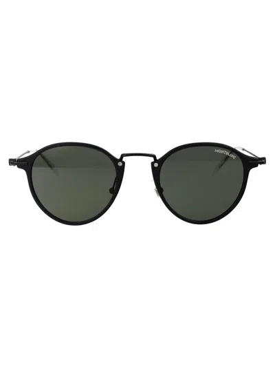 Montblanc Panthos Frame Sunglasses In Black
