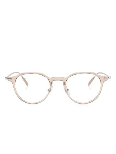 Montblanc Pantos-frame Glasses In Neutral