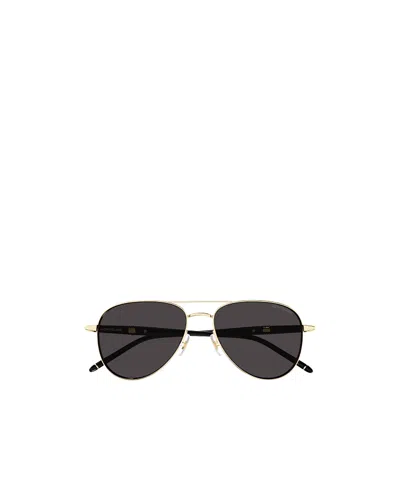 Montblanc Pilot-frame Sunglasses In Black