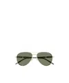 Montblanc Pilot-frame Sunglasses In Green