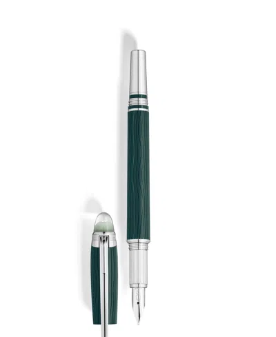 Montblanc Polargreen Resin Fountain Pen In Metallic
