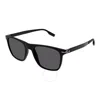 Montblanc Polarized Grey Square Men's Sunglasses Mb0248s 005 55
