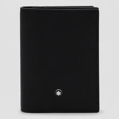 MONTBLANC MONTBLANC BLACK LEATHER WALLET