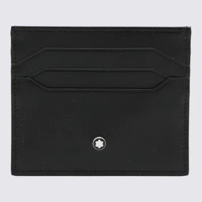 Montblanc Leather Card Holder In Black