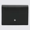 Montblanc Textured Finish Wallets And Cardholders Collection In Black