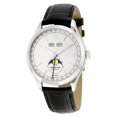 Montblanc Heritage Chronometrie Automatic Moon Phase Men's Watch 112538 In Black