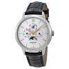 MONTBLANC PRE-OWNED MONTBLANC MEISTERSTUCK HERITAGE WHITE SILVER-COLOURED BOMBE DIAL UNISEX WATCH 110715