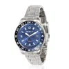 MONTBLANC PRE-OWNED MONTBLANC MONTBLANC 1858 AUTOMATIC BLUE DIAL MEN'S WATCH 129616