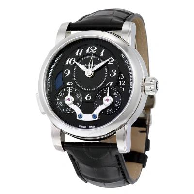 Montblanc Nicolas Rieussec Chronograph Automatic Day-night Black Dial Men's Watch 106488