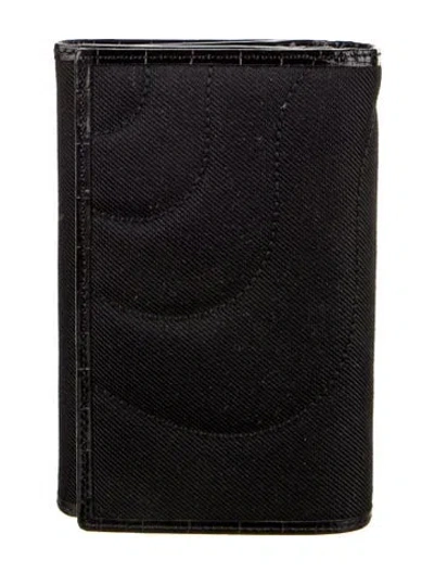 Pre-owned Montblanc Printed Bifold Wallet In Black