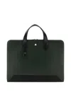 Montblanc Extreme 3.0 Leather Briefcase Top Handles In Green