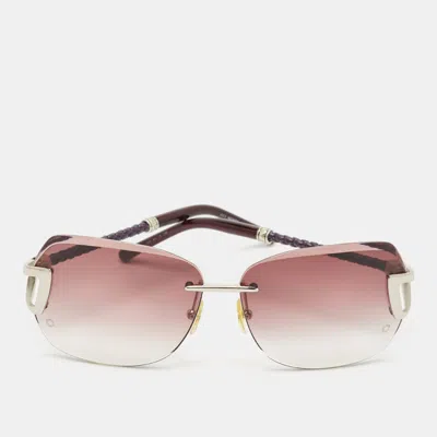 Pre-owned Montblanc Purple Gradient Mb470s Square Sunglasses