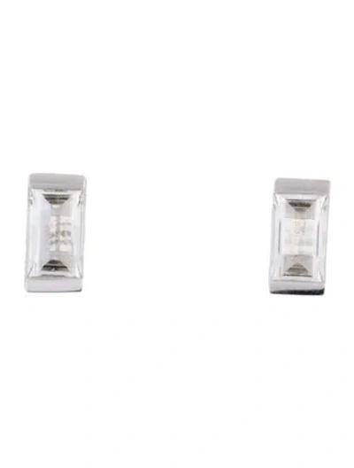 Pre-owned Montblanc Quartz Bohème Stud Earrings In Multi