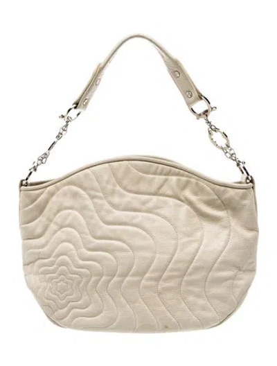 Pre-owned Montblanc Quilted Shoulder Bag In Neutrals