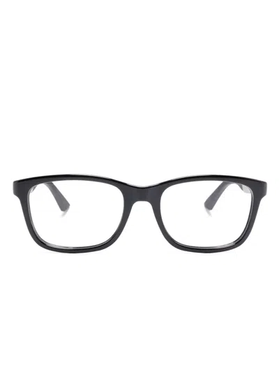 Montblanc Rectangle-frame Glasses In Gold