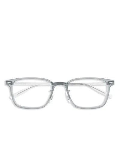 Montblanc Rectangle-frame Glasses In Gray