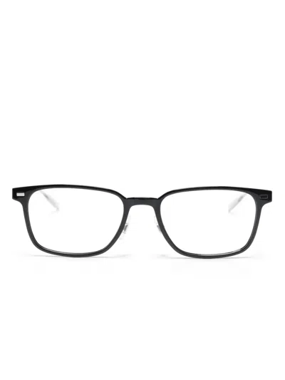 Montblanc Rectangle-frame Glasses In Gold