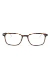 Montblanc Rectangle-frame Glasses In Brown