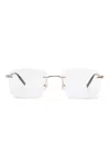 Montblanc Rectangle-frame Glasses In Black