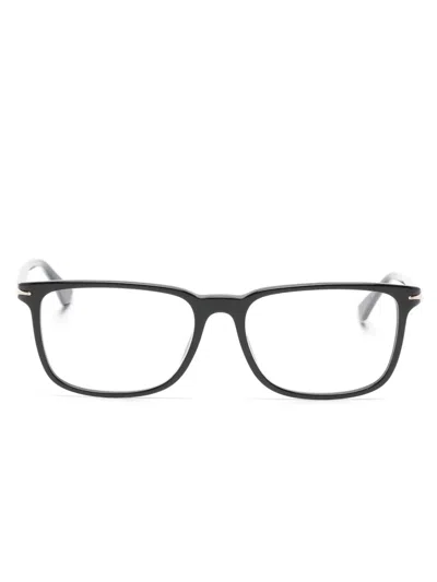 Montblanc 长方形镜框眼镜 In Black