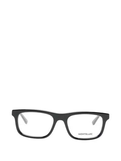 Montblanc Rectangle-frame Glasses In Black