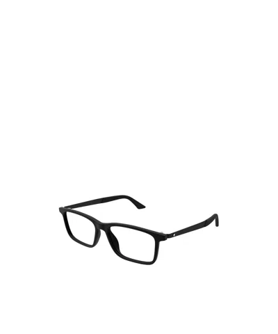 Montblanc Rectangle-frame Glasses In Black