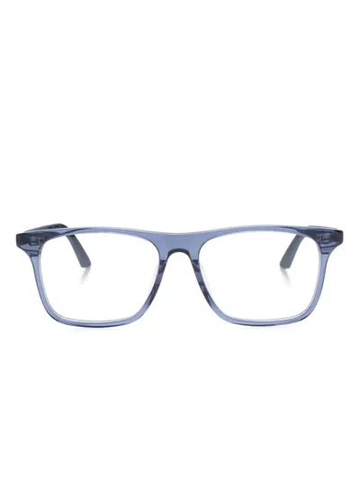 Montblanc Rectangle-frame Glasses In Blue