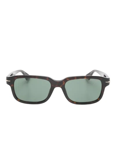 Montblanc Rectangle-frame Sunglasses In Brown