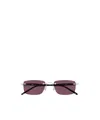 Montblanc Rectangle-frame Sunglasses In Purple