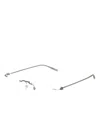 Montblanc Rectangle Glasses In Metallic