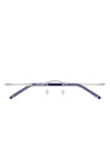 Montblanc Rectangle Glasses In White