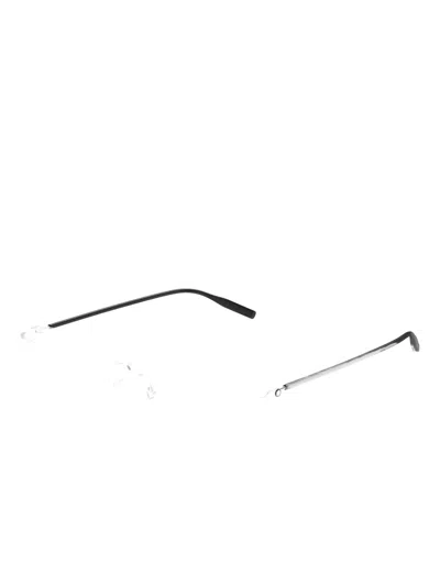 Montblanc Rectangle Glasses In White