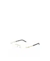 Montblanc Rectangle Glasses In Gold