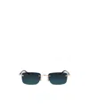 Montblanc Rectangle Sunglasses In Blue