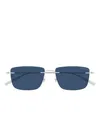 Montblanc Rectangle Sunglasses In Multi