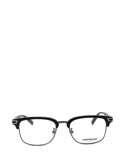 Montblanc Rectangle-frame Glasses In Black