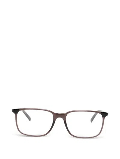 Montblanc Rectangle-frame Glasses In Brown