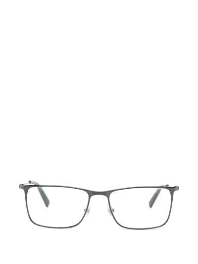 Montblanc Rectangle-frame Glasses In Gray