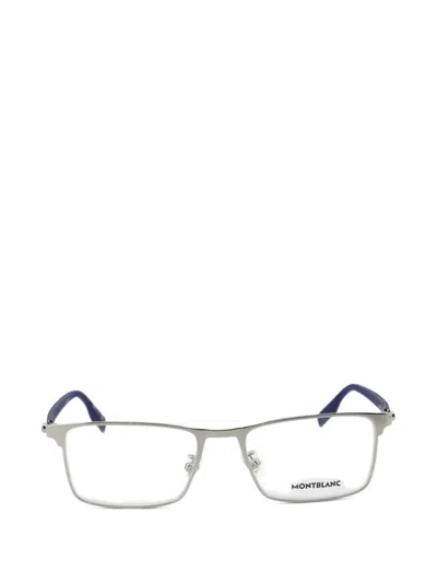 Montblanc Rectangle-frame Glasses In Gray