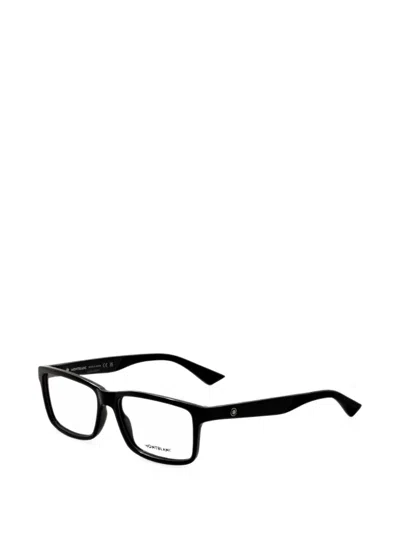 Montblanc Rectangle-frame Glasses In Red