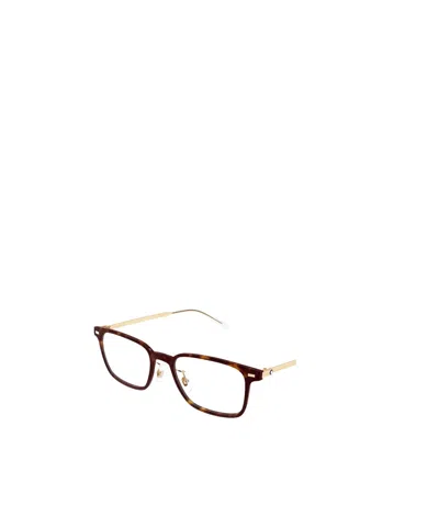 Montblanc Rectangular Flat Mirror In Brown