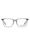 Montblanc Rectangular-frame Glasses In Gray