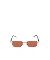 Montblanc Rectangular Sunglasses In Brown