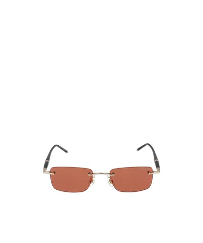 Montblanc Rectangular Sunglasses In Brown
