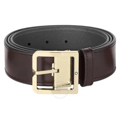 Montblanc Reversible 40mm Leather Belt In Multi